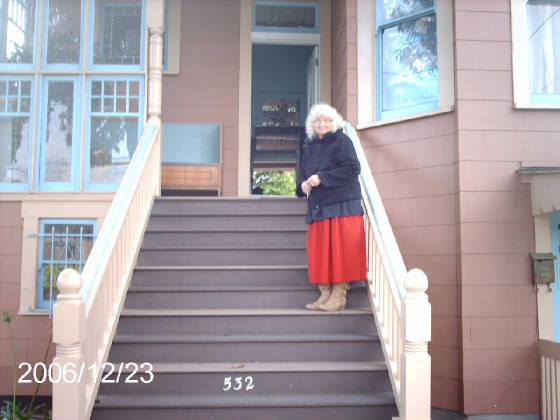 Mary Rudge Poet Laureate of Alameda, Ca. at home